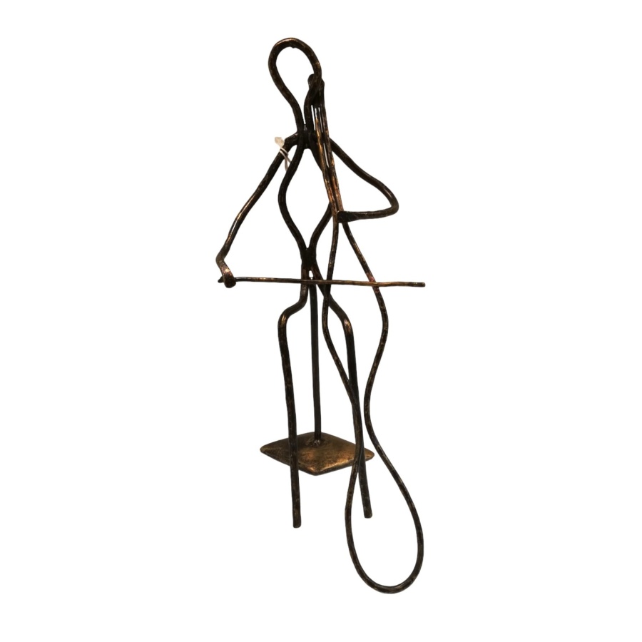 03-2022-PhotoRoom Άγαλμα μπρούτζινο μουσικός - Image 1