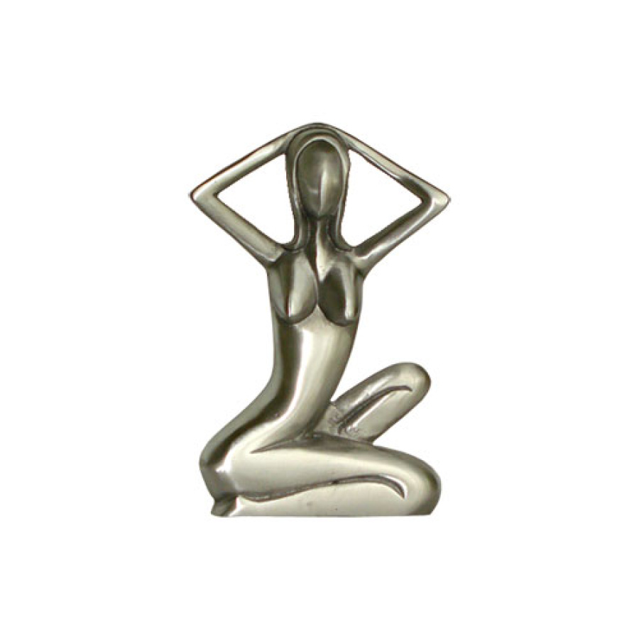 03-793-1 20X13 ΟΧΙ Άγαλμα γυναίκα μπρούτζινο νίκελ - Image 1