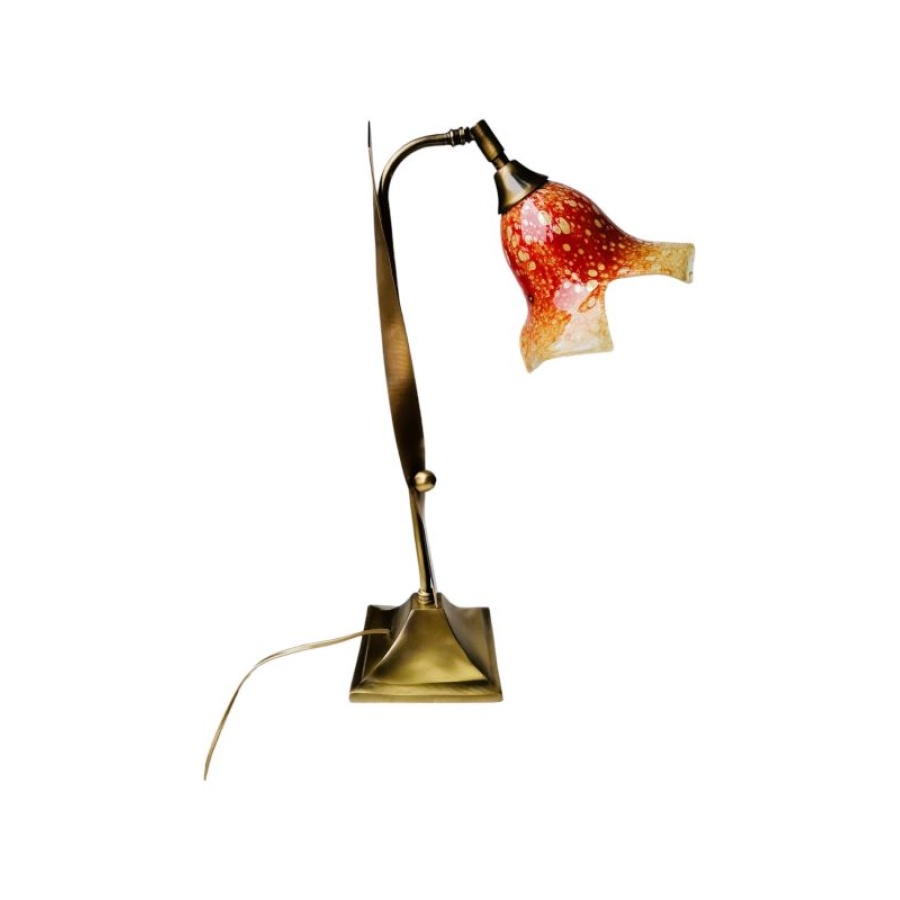 Πορτατίφ μπρούτζινο με φυσητό γυαλί - Image 1