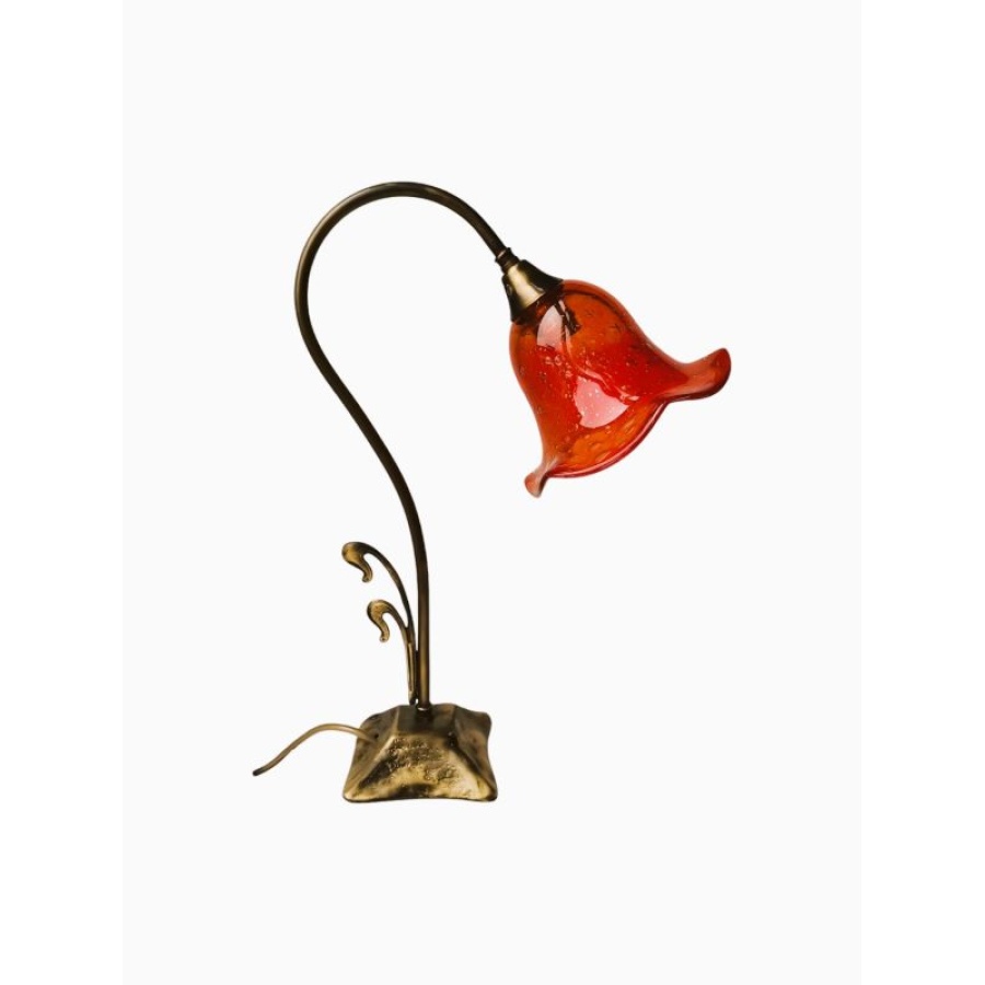 Πορτατίφ μπρούτζινο με φυσητό γυαλί - Image 1