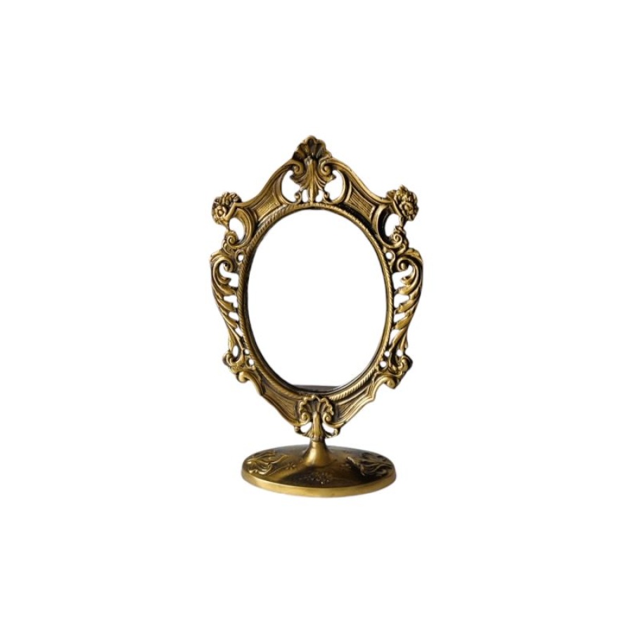 Καθρέφτης μπρούτζινος επιτραπέζιος - Image 1