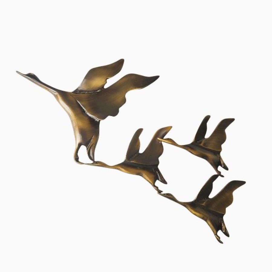 08-489 Πάπιες σύνθεση μπρούτζινη - Image 1