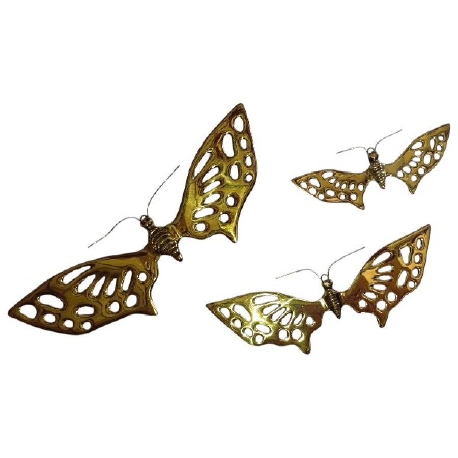 Πεταλούδες μπρούτζινες σετ 3 τεμαχίων - Image 2