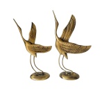 Φλαμίνγκο μπρούτζινο σετ 2 τμχ.