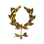 Στεφάνι δάφνης μπρούτζινο - Image 2