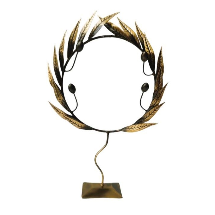 Στεφάνι ελιάς μεγάλο μπρούτζινο - Image 1