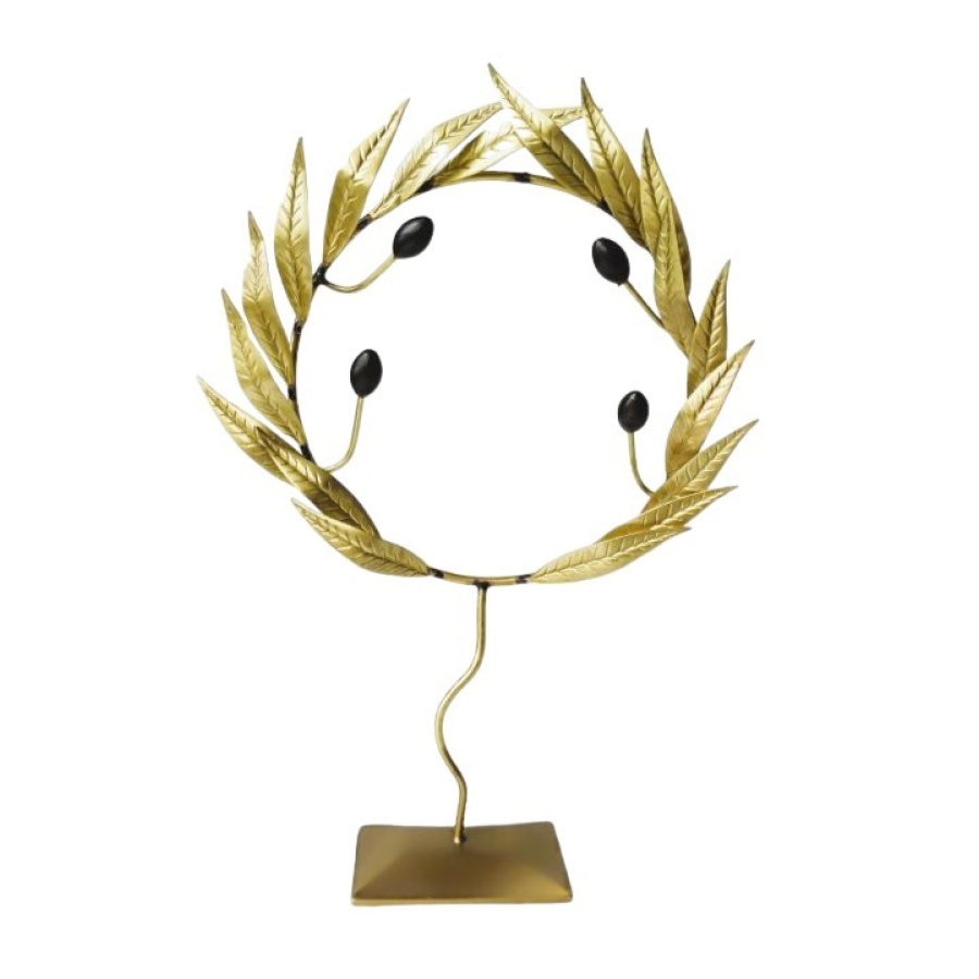 Στεφάνι ελιάς μεγάλο μπρούτζινο - Image 2