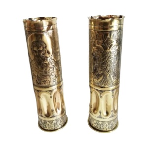 Εκκλησιαστικό ανθοδοχείο σκαλιστό μπρούτζινο