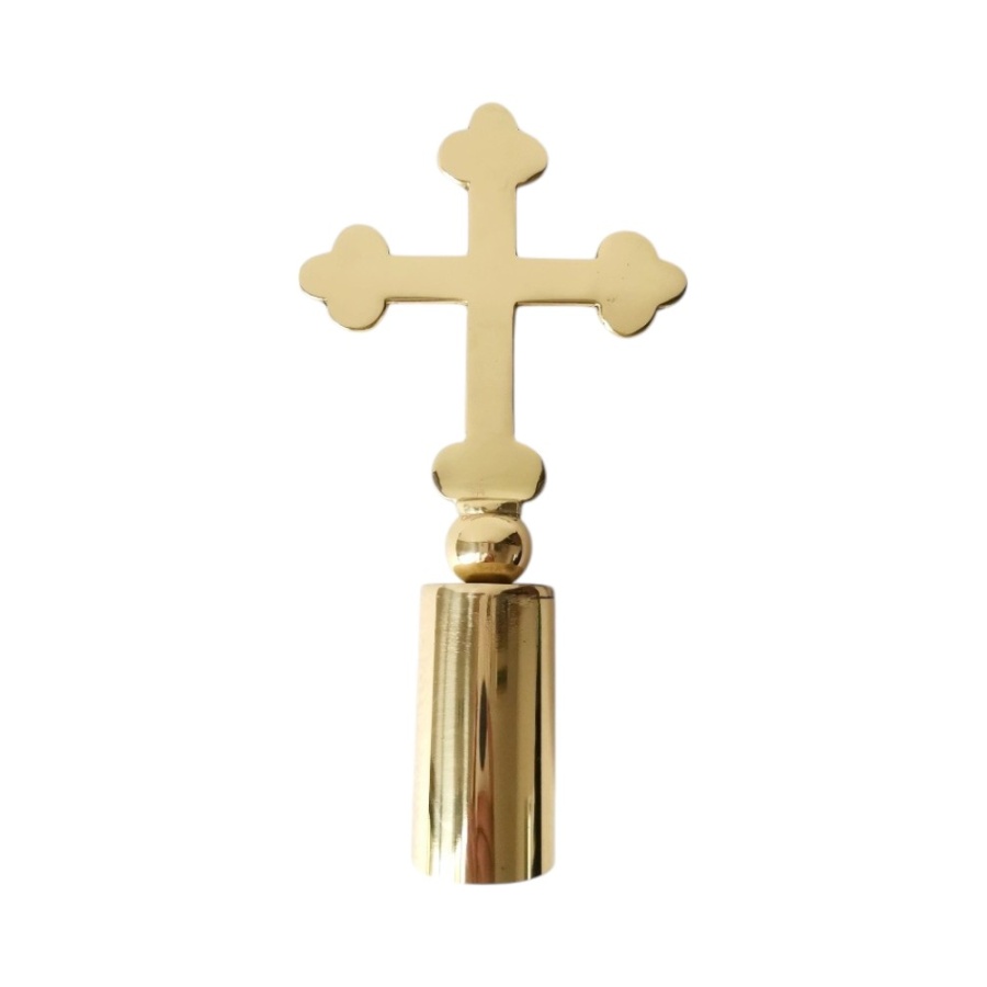 Σταυρός σημαίας μπρούτζινος - Image 1