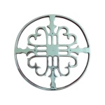 Σταυρός μπρούτζινος σε κύκλο