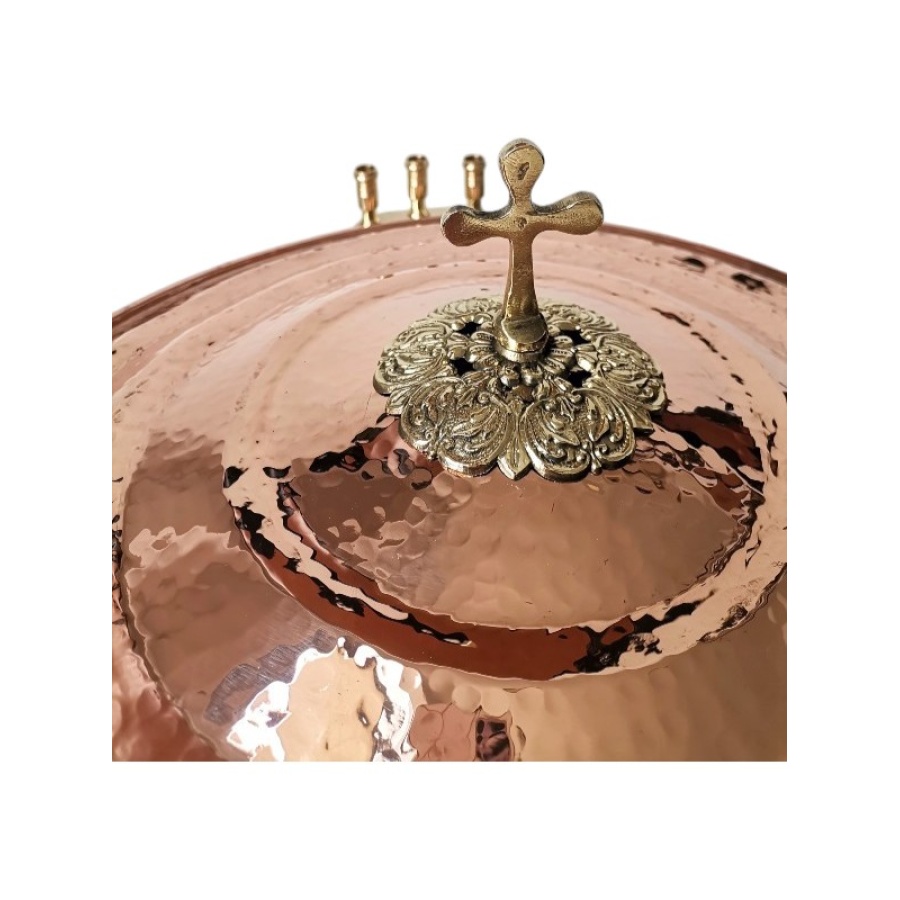 Κολυμπήθρα αγιασμού χάλκινη - Image 3