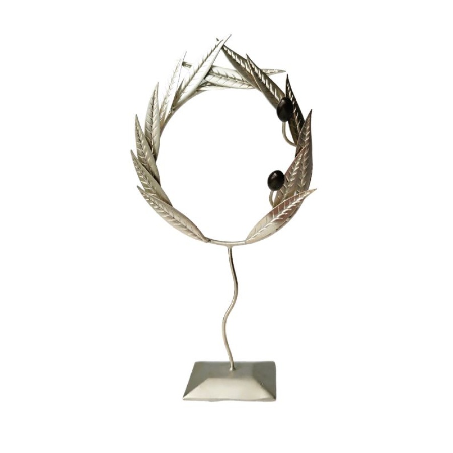 Στεφάνι ελιάς  μικρό μπρούτζινο νίκελ - Image 1