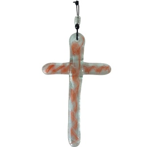 Σταυρός μεσαίος φυσητό γυαλί