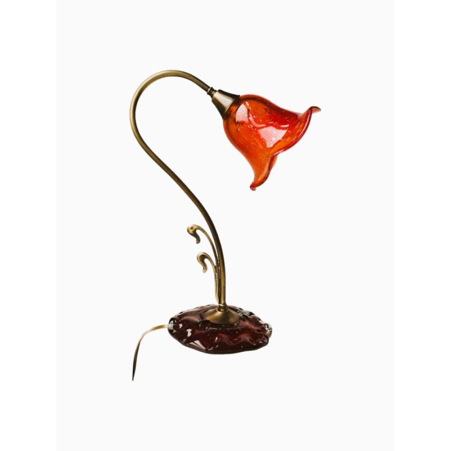 Πορτατίφ μπρούτζινο με φυσητό γυαλί - Image 1