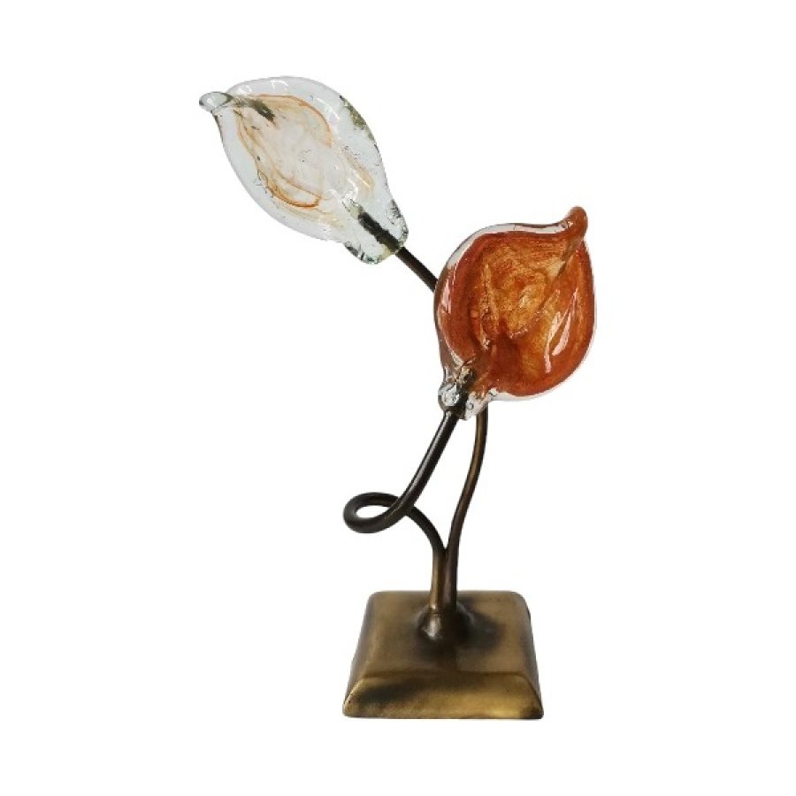 Κλαδί μπρούτζινο με φυσητό γυαλί - Image 1