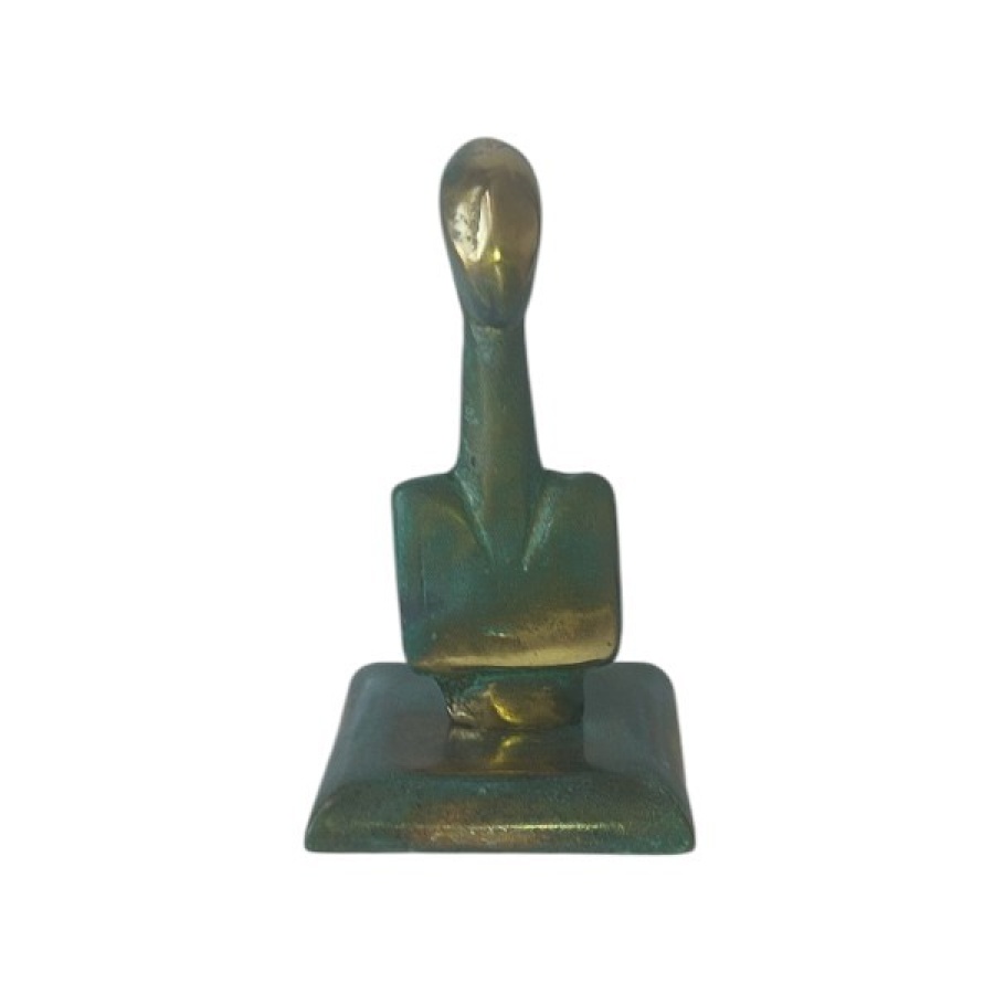 Άγαλμα κυκλαδίτικο μπρούτζινο - Image 1