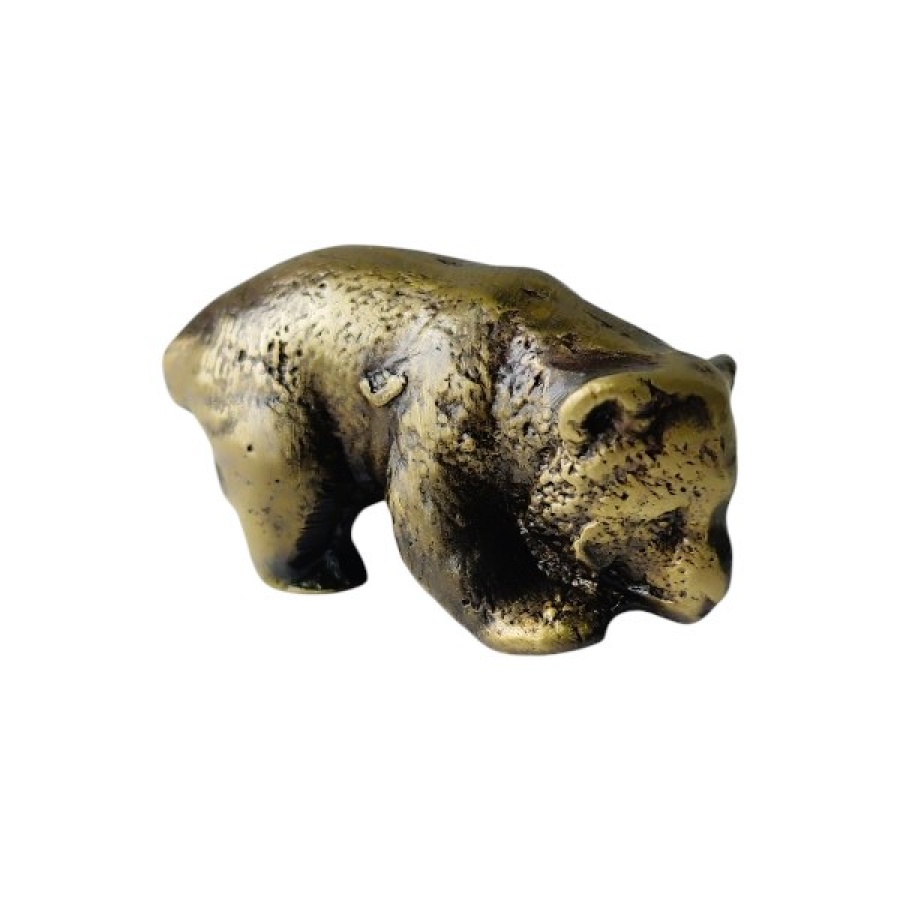 Αρκούδα μικρή μπρούτζινη - Image 2