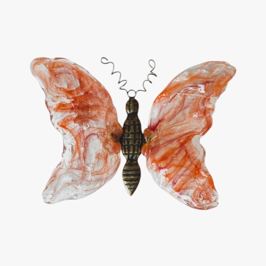 Πεταλούδα μεγάλη από φυσητό γυαλί - Image 1